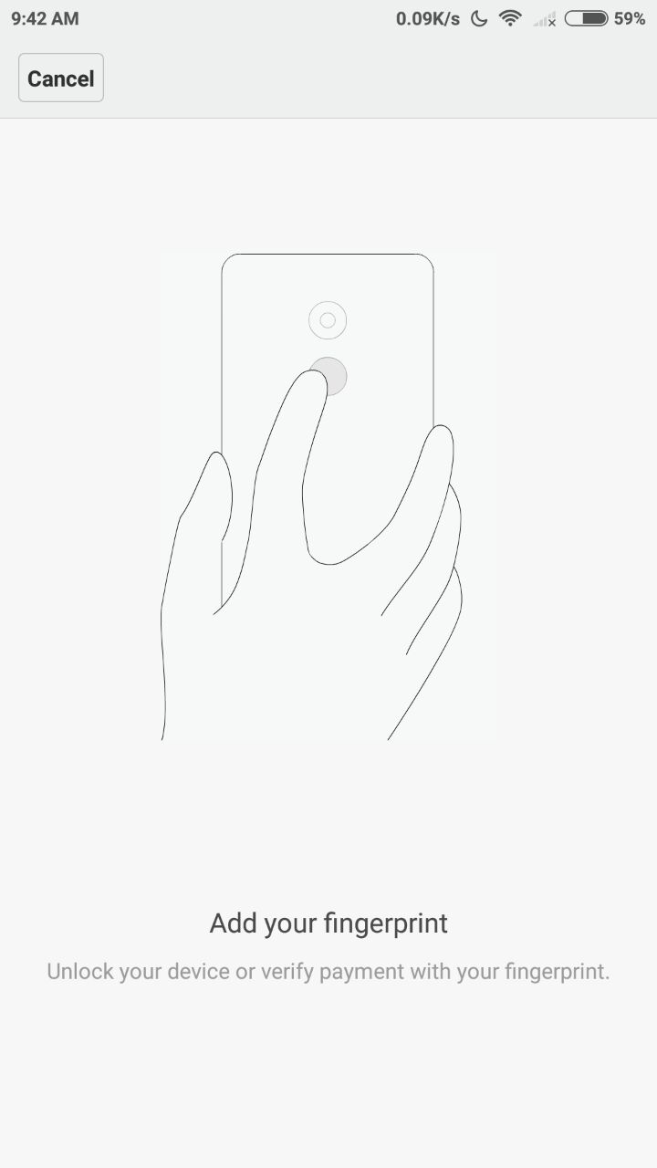 How to add fingerprint in Xiaomi Redmi Note 4 10