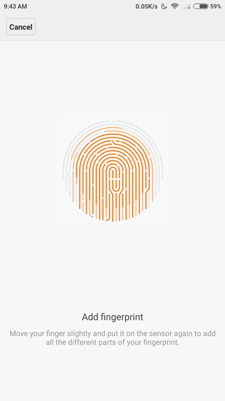 How to add fingerprint in Xiaomi Redmi Note 4 9