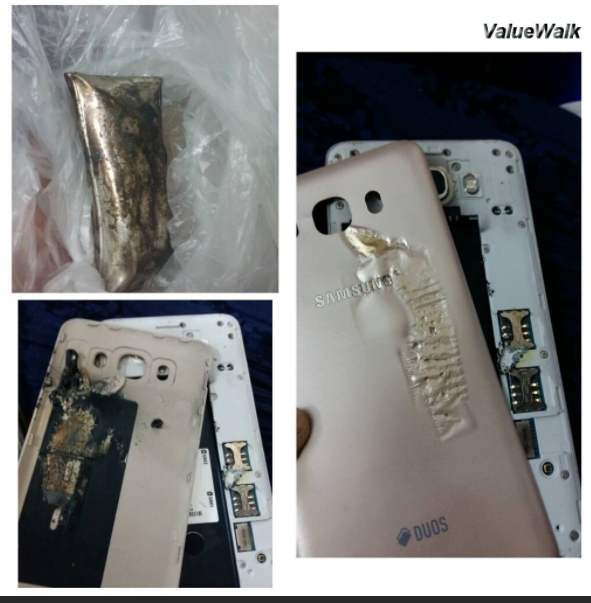 Samsung Galaxy J7 (2016) reportedly exploded in Pakistan 1