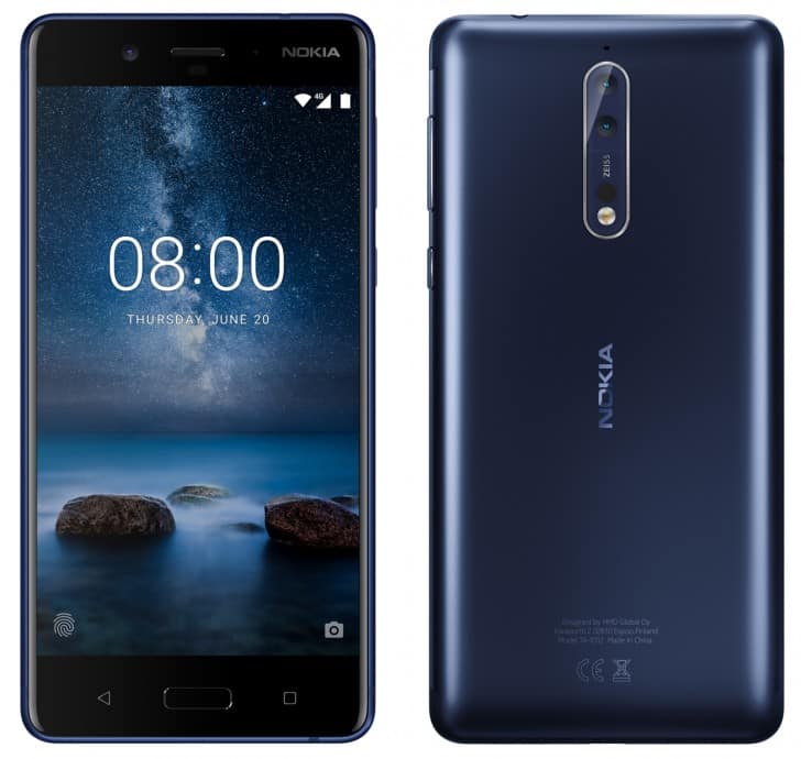 Nokia 8 Press renders leaked and reveals specs 8