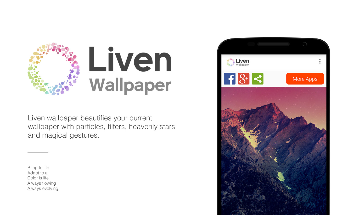 Liven Wallpaper goes free as MyAppFree free App of the day 1