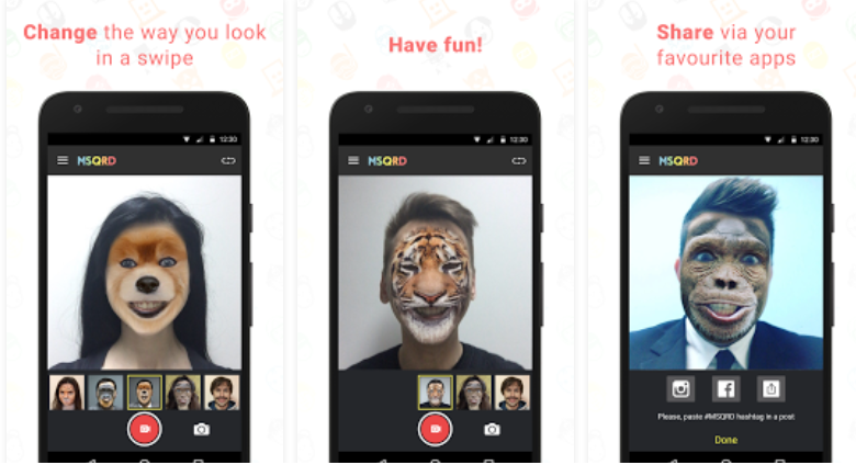MSQRD App goes viral on the Google Play store; Masquerade yourself in selfie videos 1
