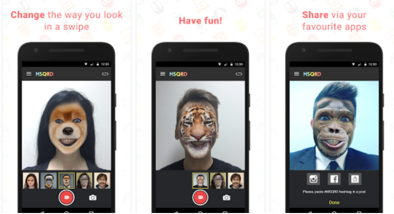 MSQRD App goes viral on the Google Play store; Masquerade yourself in selfie videos 6