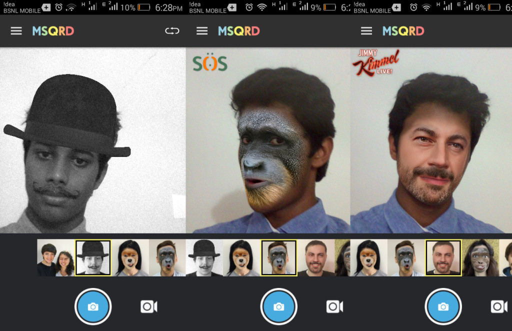 MSQRD App goes viral on the Google Play store; Masquerade yourself in selfie videos 6