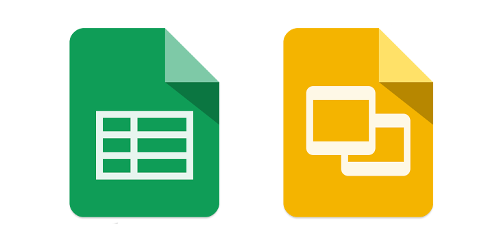 Google Sheets and Slides updated with the support for more file formats 3