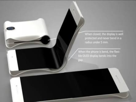 Samsung recently patented foldable smartphone 1