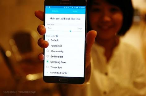 How to change default font in Samsung Galaxy S7 and S7 edge. 1