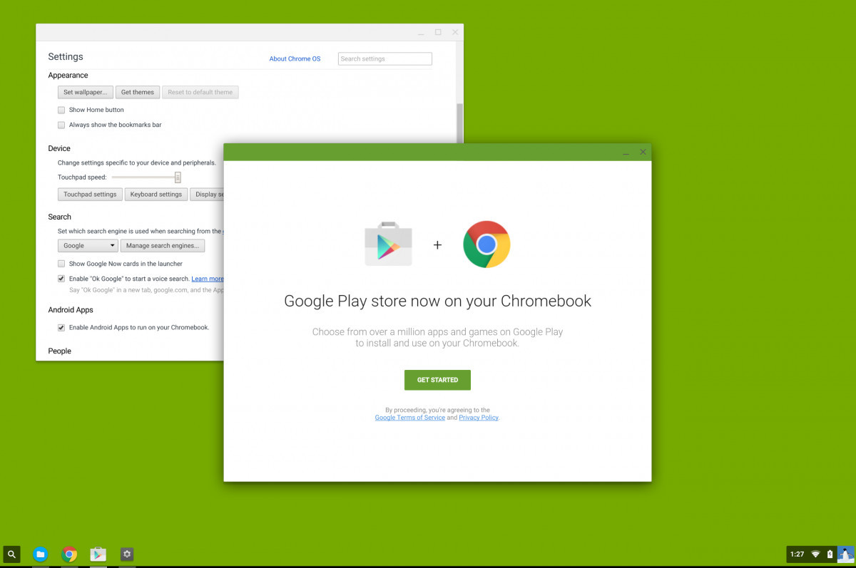 Google Play Store on Chrome OS