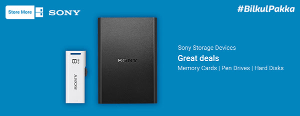 Deal : Sony Store More on Flipkart gives many offers on Sony Accessories 3