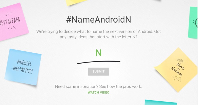 Google need suggestions for the name of Android N, Help Google 4