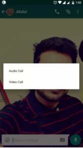 whatsapp video call