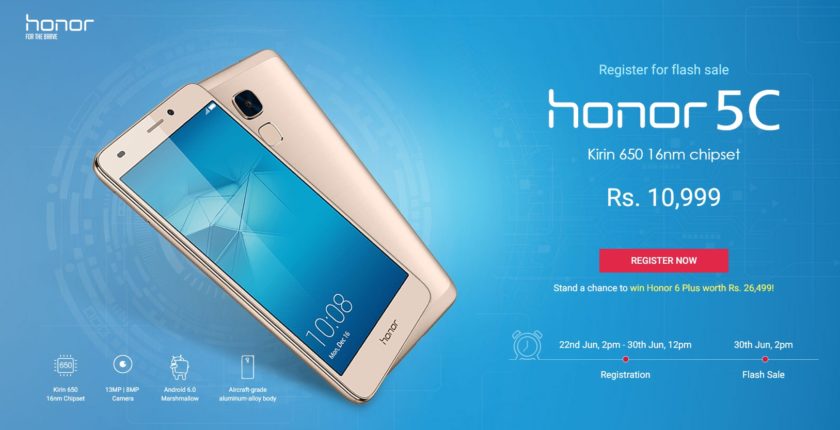 Honor 5C launched in India for Rs.10,999 10