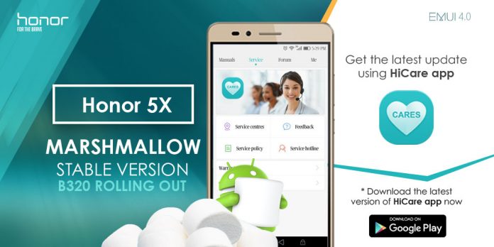 Honor 5X devices are now receiving Android Marshmallow and EMUI 4 5
