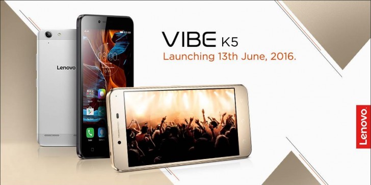 Lenovo to launch Vibe K5 in India on June 13 6