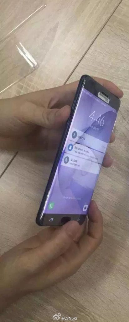 Samsung Galaxy Note 7 images leaked again with 'screen on' 10