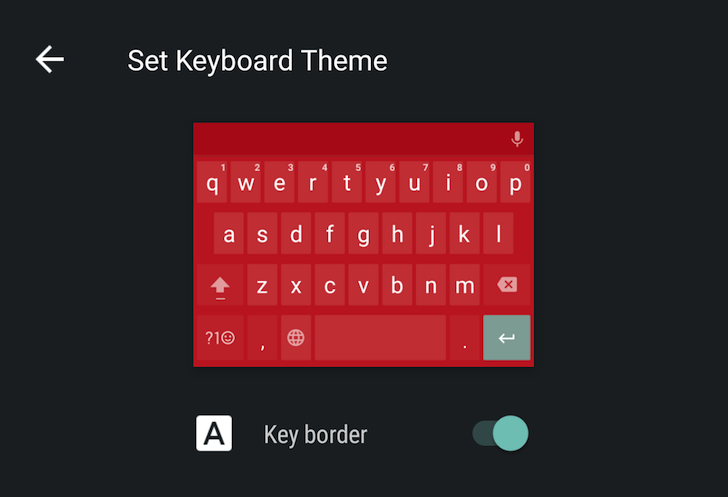 New update for Google Keyboard brings customizable themes 1