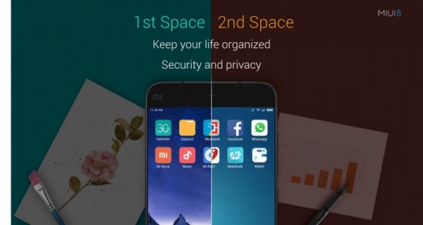 How to enable and use Second space in Xiaomi devices on MIUI 8 8