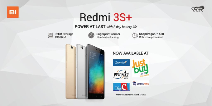 Xiaomi launches Redmi 3S Plus : First Offline-Only Xiaomi device 1