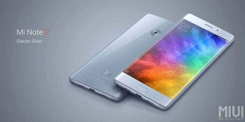 Xiaomi Officially launched Mi Note 2 With Curved Screen & 4070mAh Battery 1