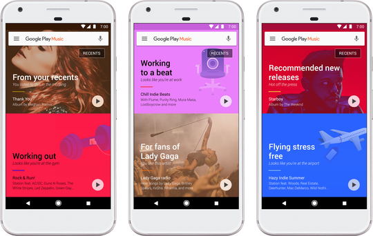 Google updates Google Play Music app with new features and UI changes 1