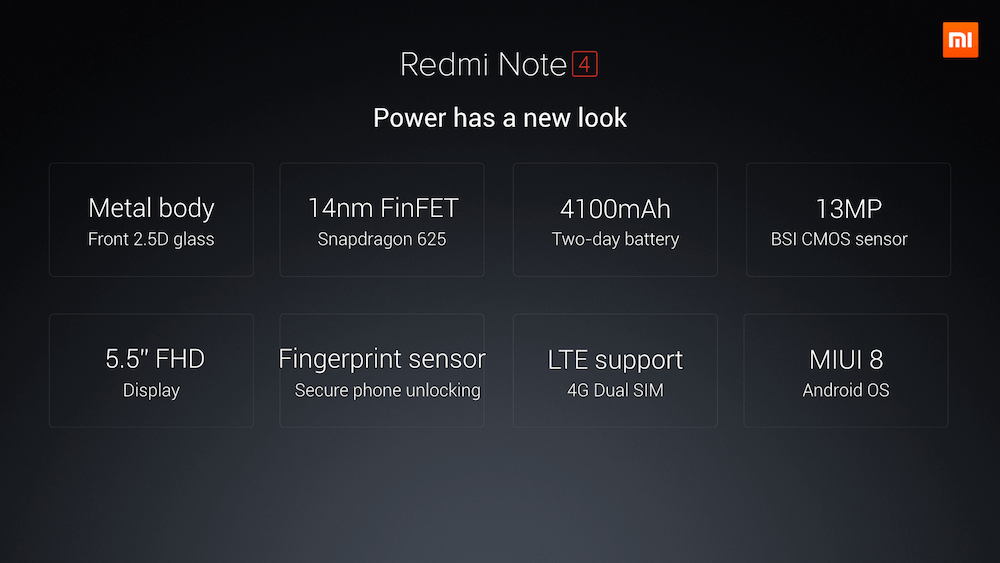 Xiaomi launches Redmi Note 4 in India with Snapdragon 625 2