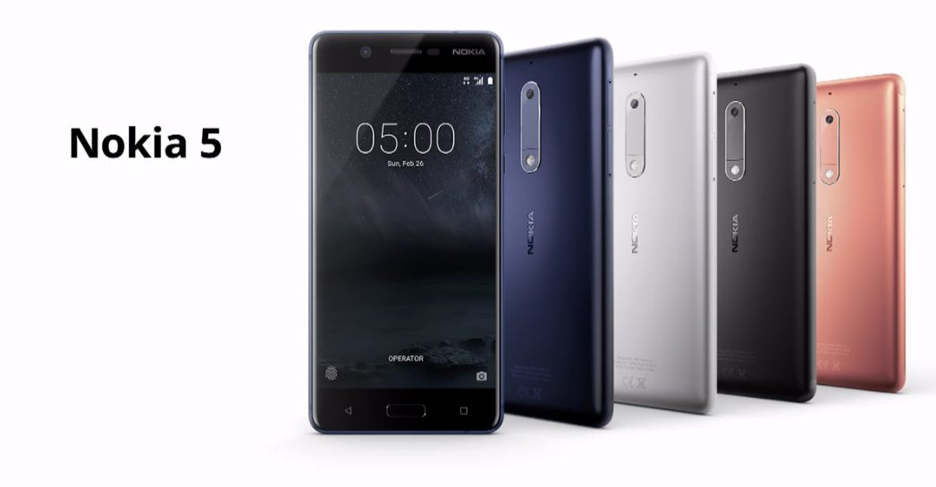 Nokia 5 announced with curved design and aluminum body 1