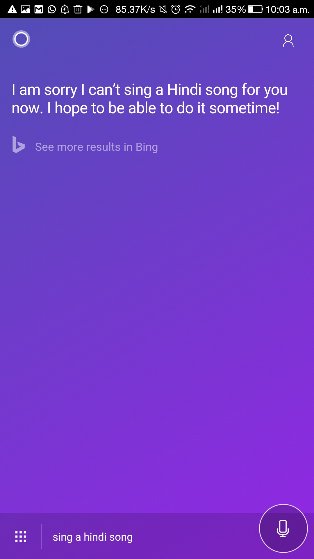 Cortana for Android updated with improved UI 8