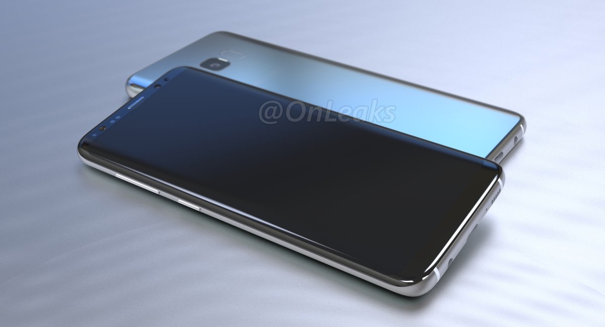 New leaked render of Galaxy S8 shows a Bezel-Less Design and much more 6