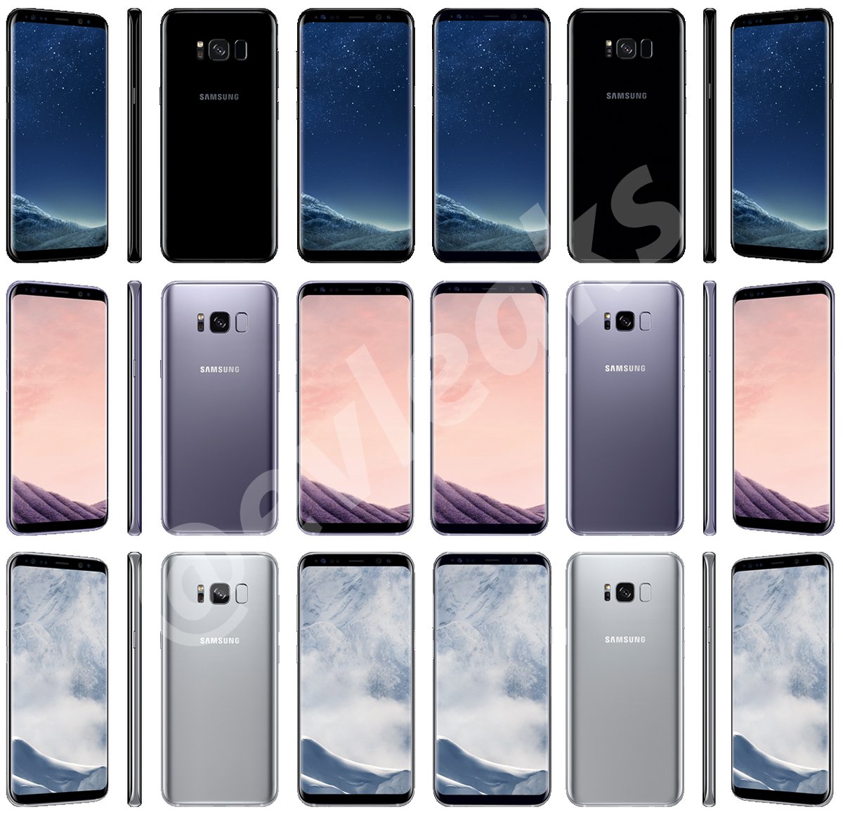 Leak: Samsung Galaxy S8, Galaxy S8+ and Bixby 1