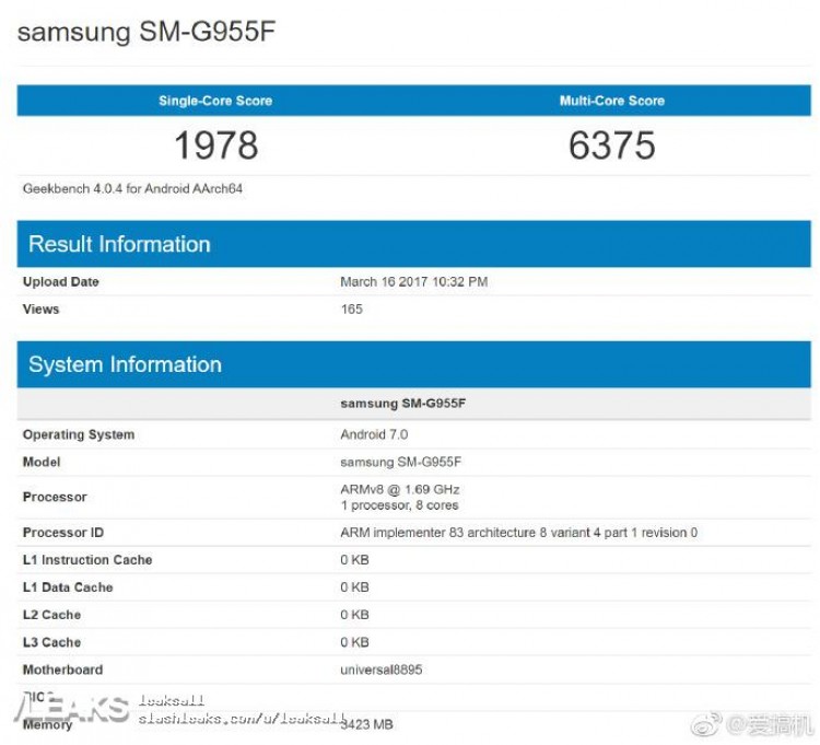 Leak: Samsung Galaxy S8, Galaxy S8+ and Bixby 5