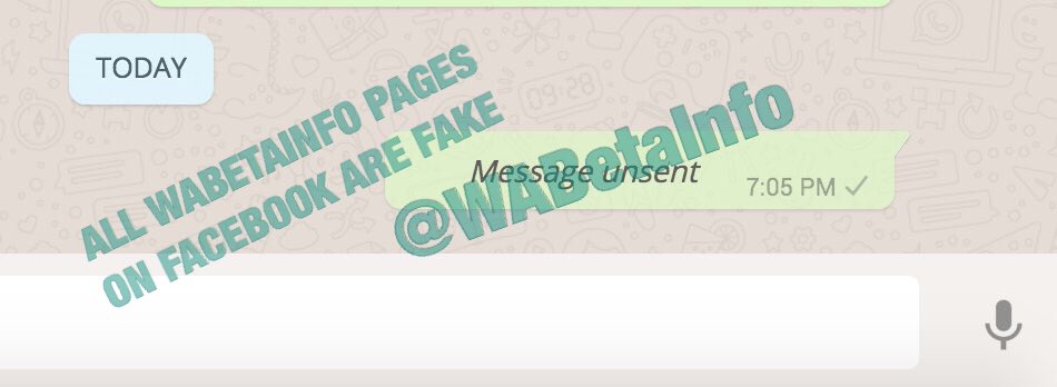 WhatsApp beta app for Android to get message revoke feature 6