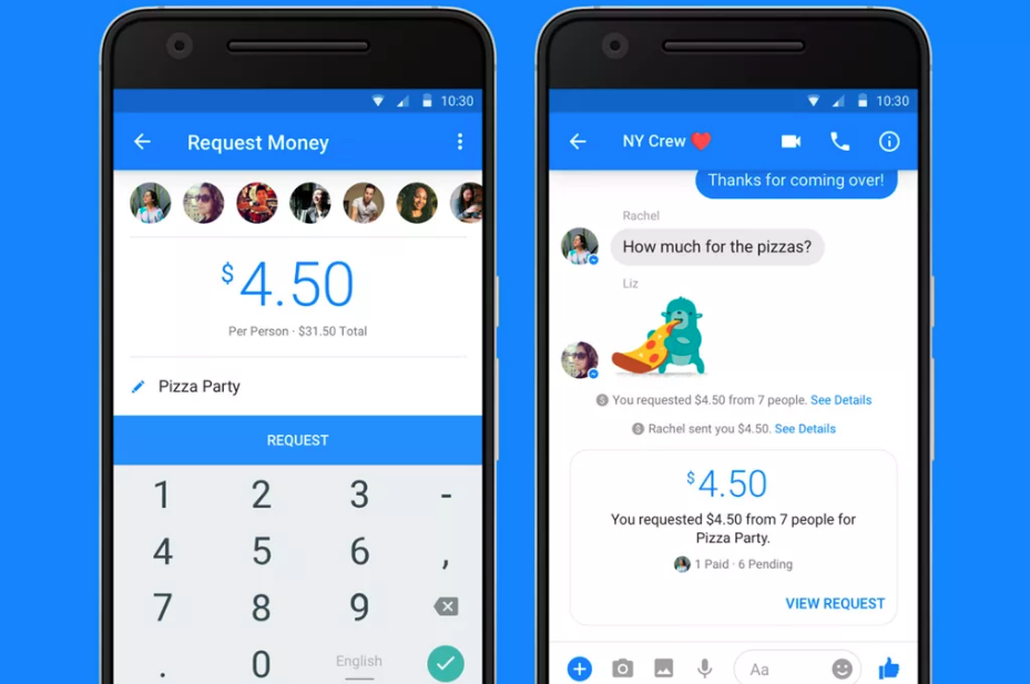 Facebook Messenger now supports group payment between friends 5
