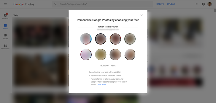 Google Photos app asks users to identify themselves from a group of photos for Suggested sharing 3