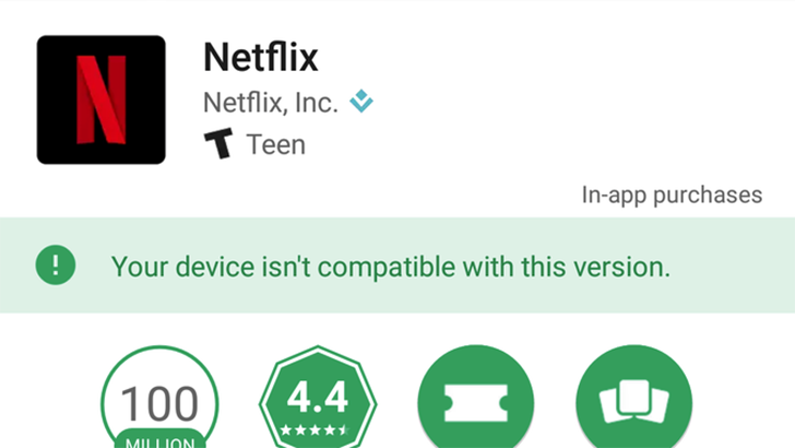 Netflix no longer available for the rooted Android devices 1