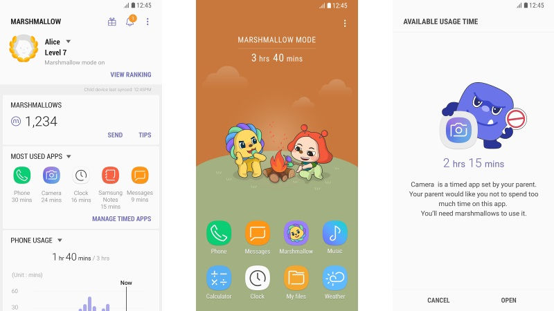 Samsung Launched Parental Control App Called Marshmallow for Android 1
