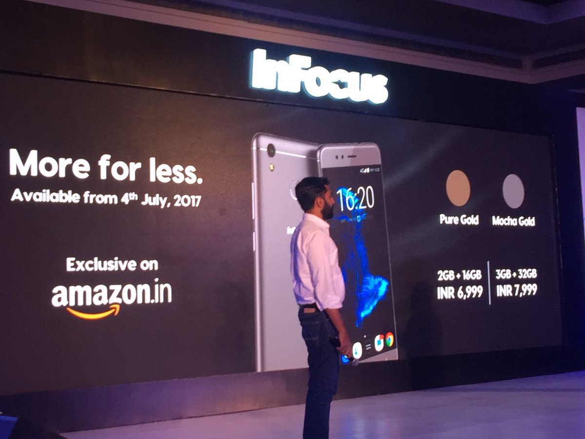 InFocus Turbo 5 launched in India with 5000mAh battery at Rs. 6,999 8