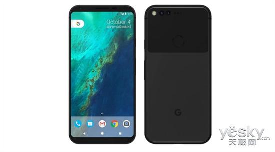 Leaked Renders of Google Pixel 2 reveals a nearly bezel-less design  4