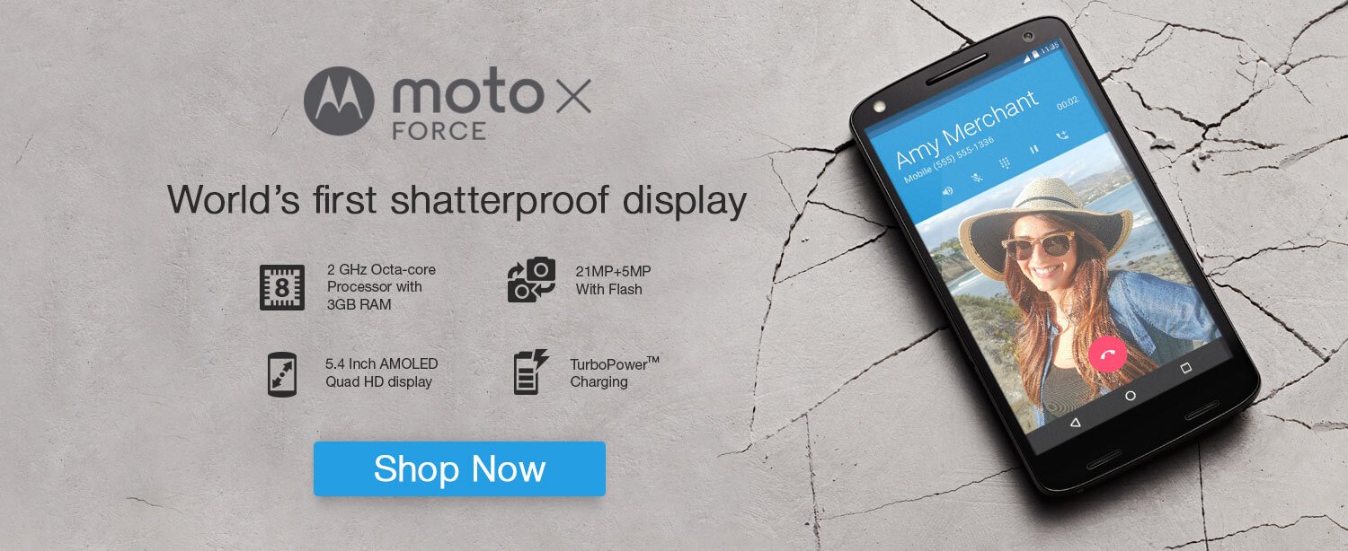 Amazon Deals: Moto X force is available at 63% off, Now Rs. 15,999 3