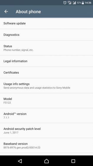 Sony releases Android Nougat 7.1.1 update for the Xperia X and X Compact models. 2