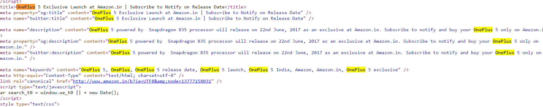OnePlus 5 to go on sale June 22 as Amazon India exclusive 2 OnePlus 5 to go on sale June 22 as Amazon India exclusive 2