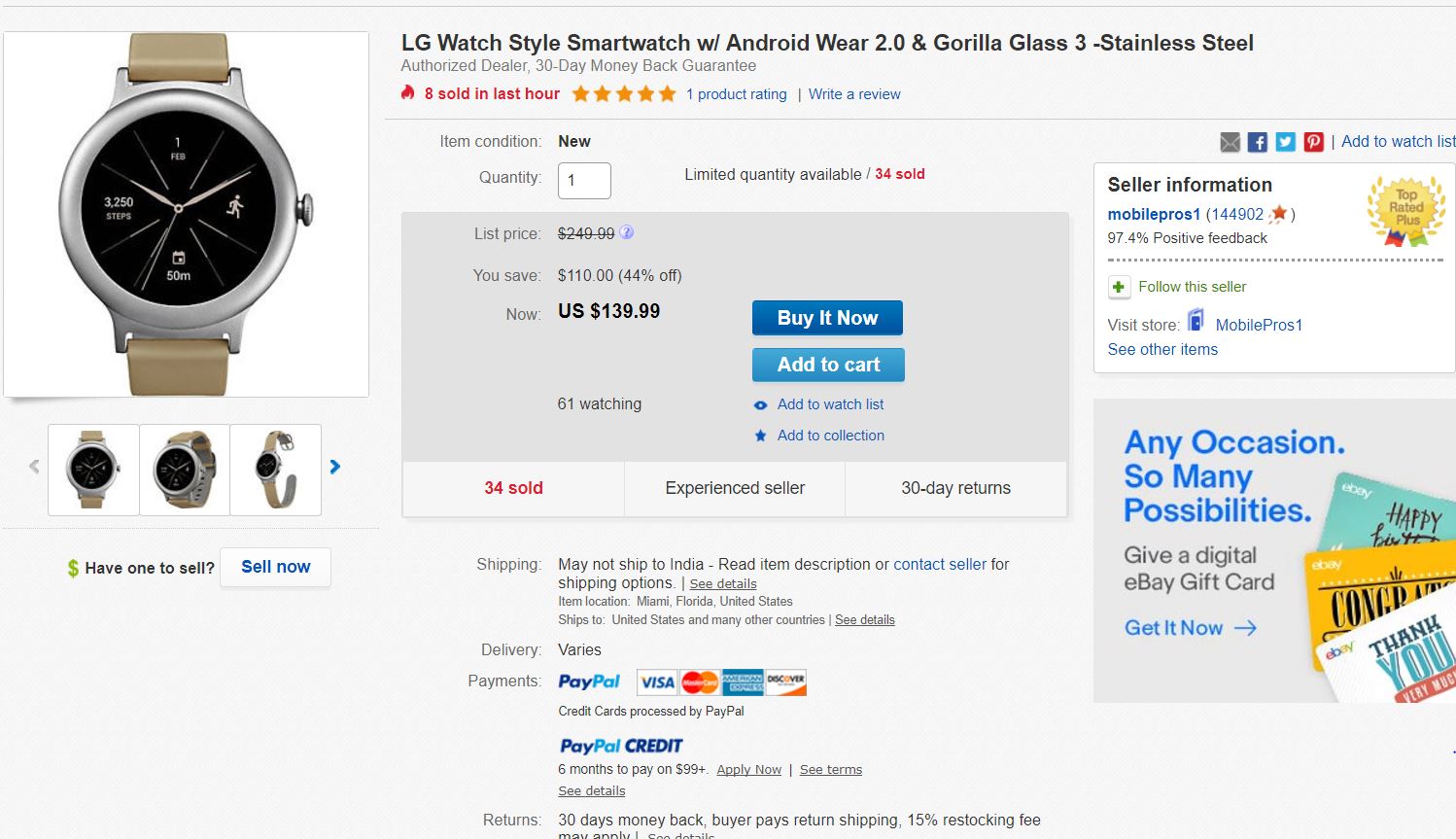You can now buy LG Watch Style at just $139.99 in US 2 You can now buy LG Watch Style at just $139.99 in US 2