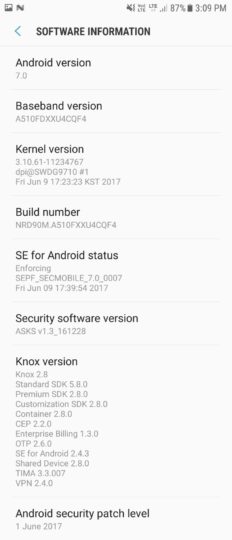 Samsung releases new update to the Galaxy A5 (2016) and A7 (2016) models 2 Samsung releases new update to the Galaxy A5 (2016) and A7 (2016) models 2