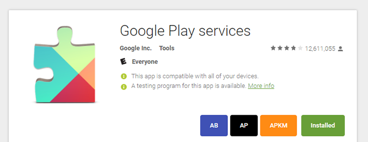 Google Play Services becomes the first app with 5 billion downloads 1