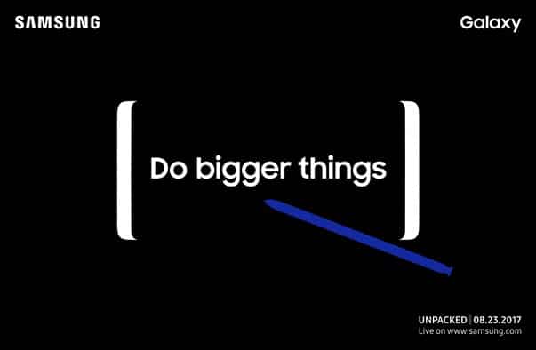 Samsung sends out press invites for the Galaxy Note 8 launch event 3