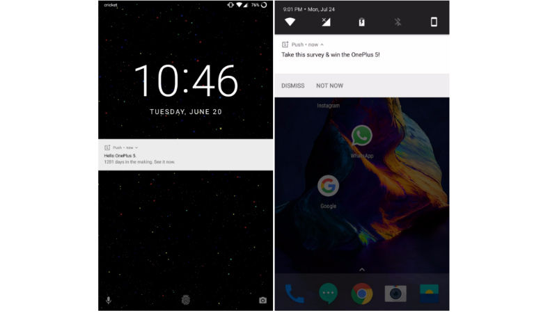 Users are complaining about the promotional push notifications in OnePlus 5 6