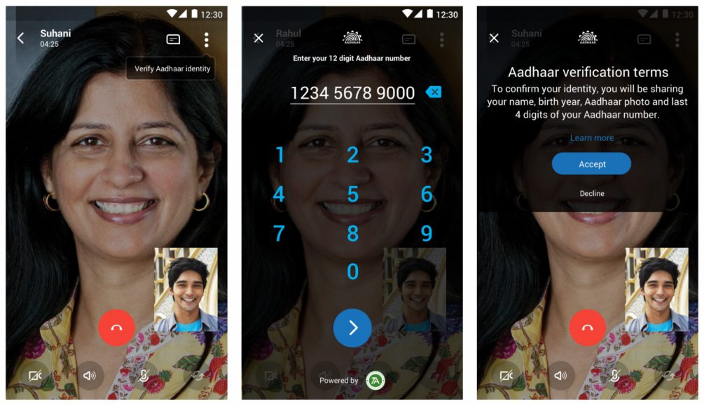 Skype Lite app for Android gets Aadhaar based security features for the Indian users 1