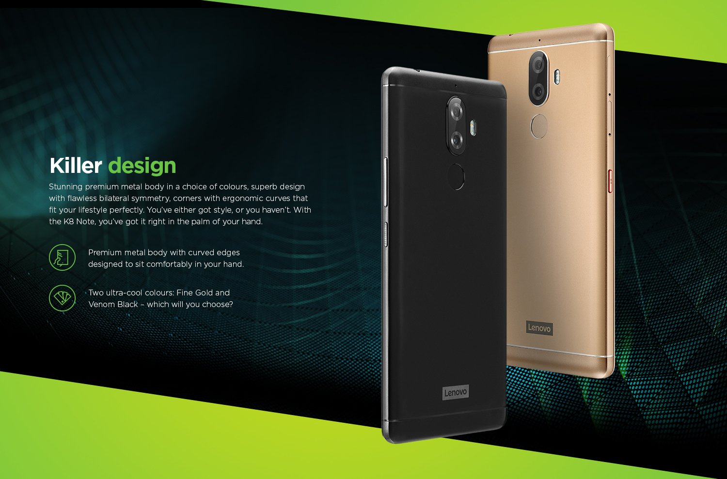 Lenovo K8 Note presentado en India