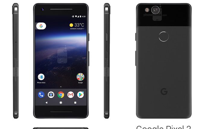 3D Renders of Google Pixel 2 leaked, Shows a completely different design 9