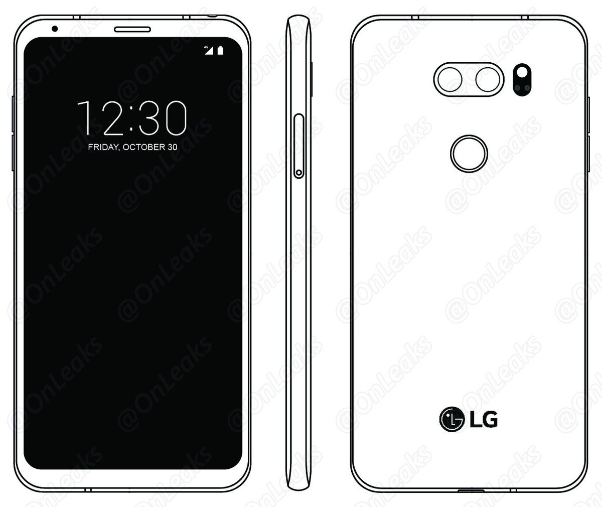 LG V30 leaked schematics confirm the final design 2