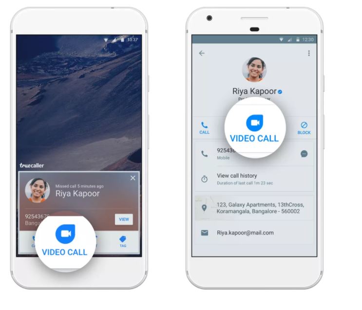 Truecaller app now supports direct Google Duo calling 2